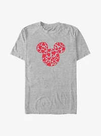 Disney Mickey Mouse Mickey Hearts Fill Big & Tall T-Shirt