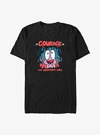 Courage the Cowardly Dog Courage Cave Big & Tall T-Shirt