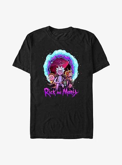 Rick and Morty Magic Rick Big & Tall T-Shirt
