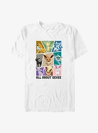 Pokemon Eevee Eeveelution Big & Tall T-Shirt
