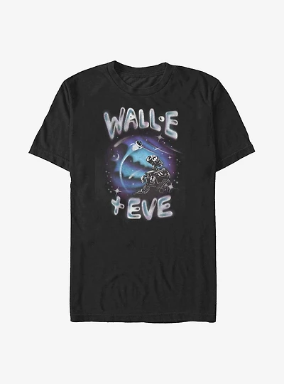 Disney Pixar Wall-E Airbrush Wall-E And Eve Big & Tall T-Shirt