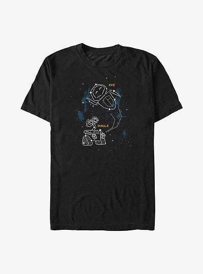 Disney Pixar Wall-E Eve and Wall-E Constellations Big & Tall T-Shirt