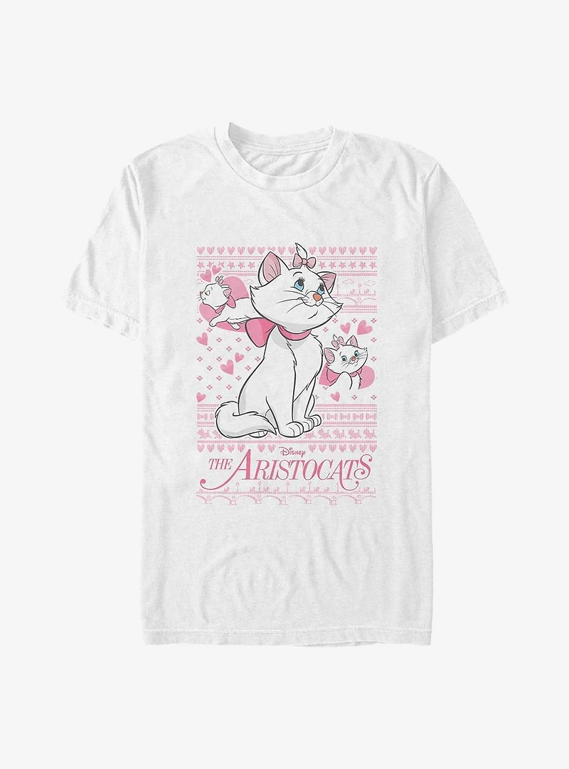 Disney The AristoCats Marie Heart Sweater Big & Tall T-Shirt