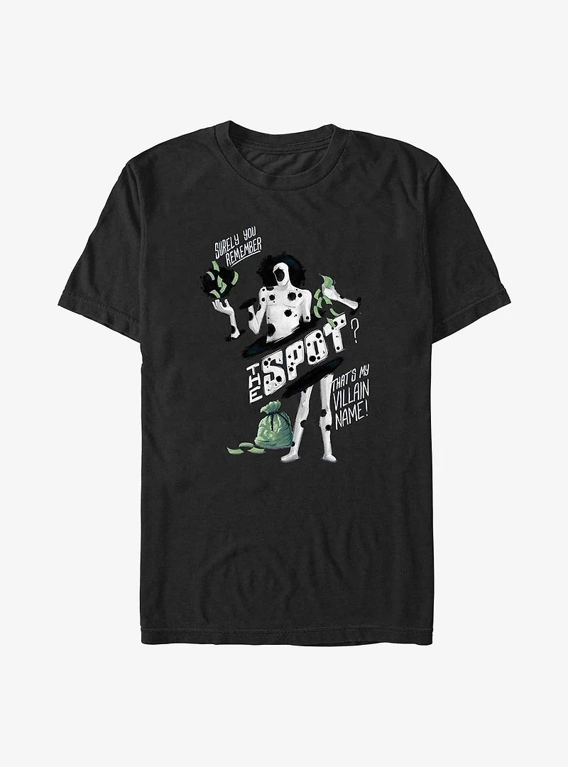 Marvel Spider-Man: Across The Spider-Verse Spot Villain Big & Tall T-Shirt