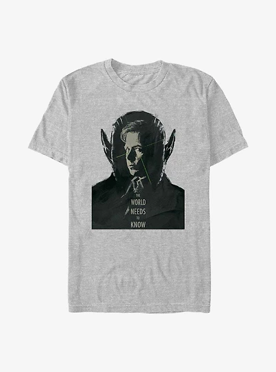 Marvel Secret Invasion Needs To Know Big & Tall T-Shirt