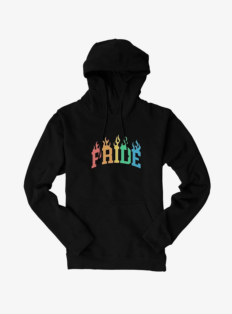 Pride Collegiate Flames Hoodie