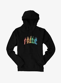 Pride Collegiate Flames Hoodie