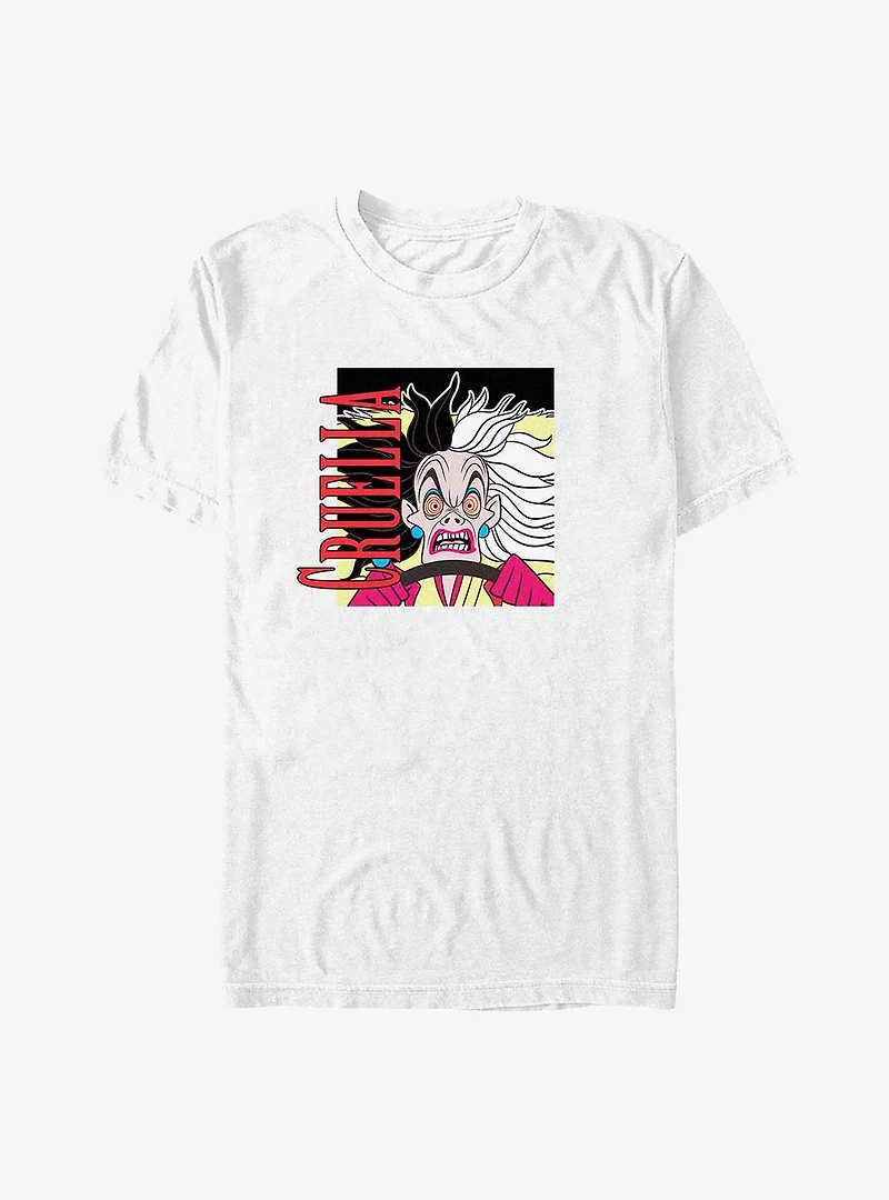 Disney 101 Dalmatians Cruella Driving Fast T-Shirt