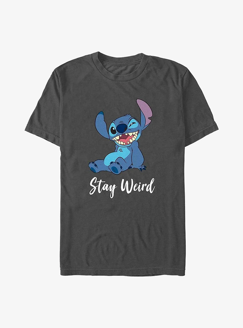 Disney Lilo & Stitch Stay Weird Wink T-Shirt