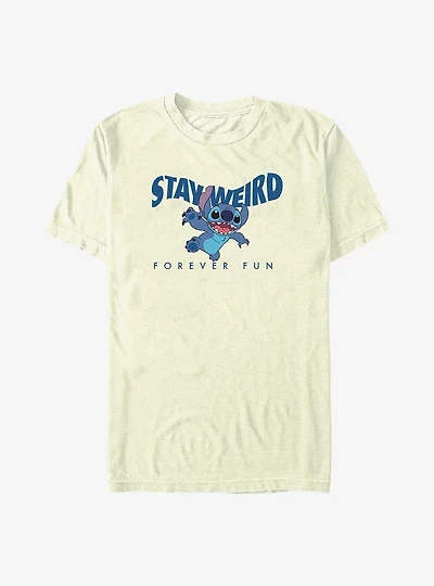 Disney Lilo & Stitch Stay Weird Forever Fun T-Shirt