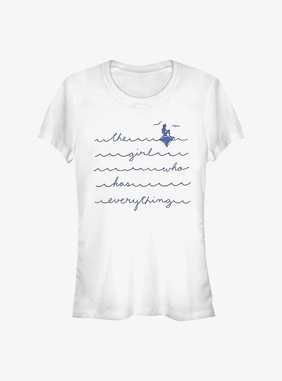 Disney The Little Mermaid Ariel Girl Who Has Everything Girls T-Shirt