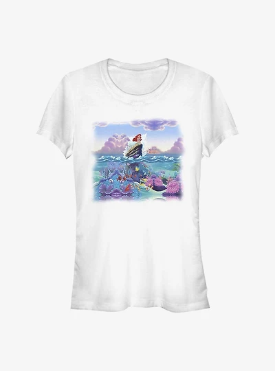 Disney The Little Mermaid Ariel And The Depths Below Girls T-Shirt