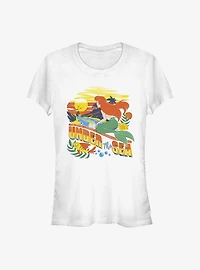 Disney The Little Mermaid Part Of Your World Over The Horizon Girls T-Shirt