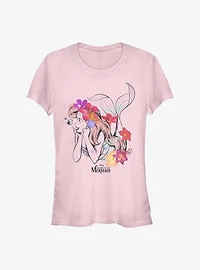 Disney The Little Mermaid Flowers In My Hair Girls T-Shirt