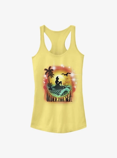 Disney The Little Mermaid Under The Sea Sunset Girls Tank
