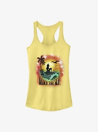 Disney The Little Mermaid Under The Sea Sunset Girls Tank