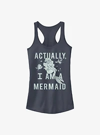 Disney The Little Mermaid Actually A Mermaid Girls Tank