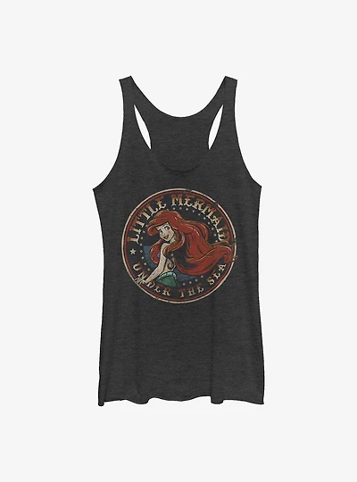 Disney The Little Mermaid Under The Sea Badge Girls Tank