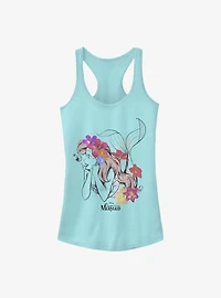 Disney The Little Mermaid Flowers In My Hair Girls Tank