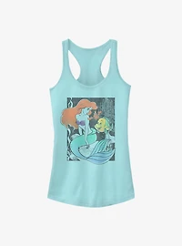 Disney The Little Mermaid Ariel and Flounder Poster Girls Tank