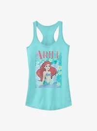 Disney The Little Mermaid Ariel Crashing Waves Poster Girls Tank
