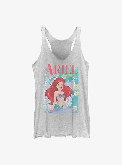 Disney The Little Mermaid Ariel Crashing Waves Poster Girls Tank