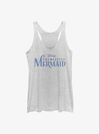 Disney The Little Mermaid Title Logo Girls Tank