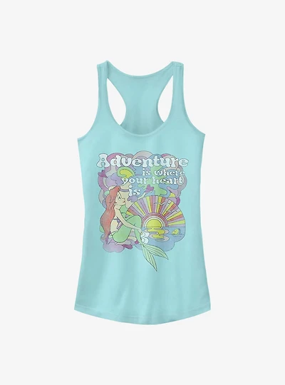 Disney The Little Mermaid Adventure Is Where Your Heart Is Girls Tank