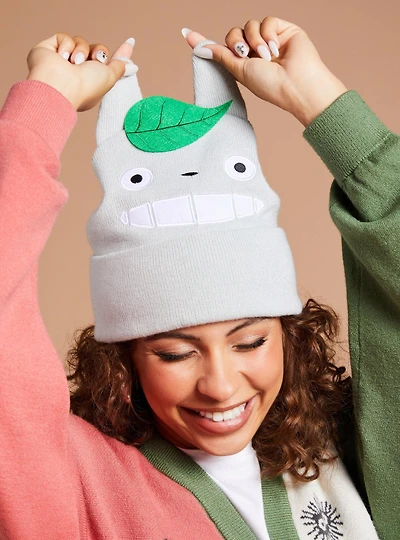 Studio Ghibli My Neighbor Totoro Smiling Totoro Cuff Beanie - BoxLunch Exclusive
