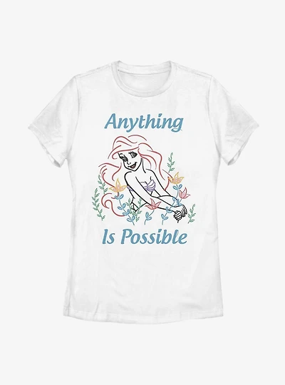 Disney The Little Mermaid Anything Is Possible Womens T-Shirt