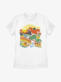 Disney The Little Mermaid Part Of Your World Over Horizon Womens T-Shirt