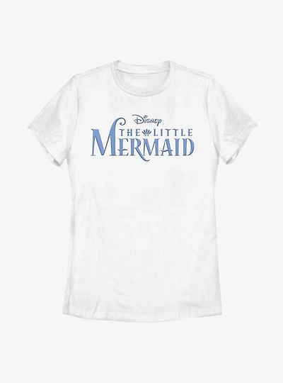 Disney The Little Mermaid Title Logo Womens T-Shirt