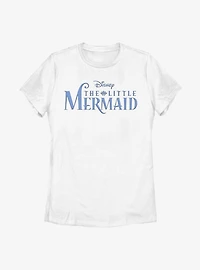 Disney The Little Mermaid Title Logo Womens T-Shirt