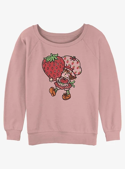 Strawberry Shortcake Big Girls Slouchy Sweatshirt