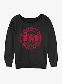 Harry Potter Hogwarts Alumni Gryffindor Girls Slouchy Sweatshirt