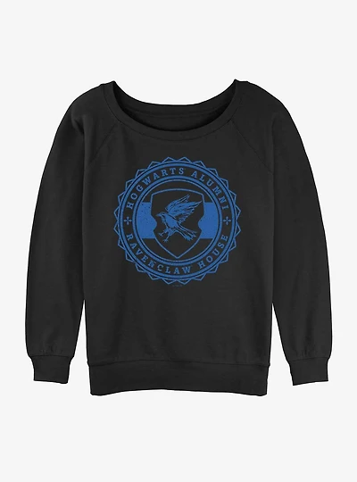 Harry Potter Hogwarts Alumni Ravenclaw Girls Slouchy Sweatshirt
