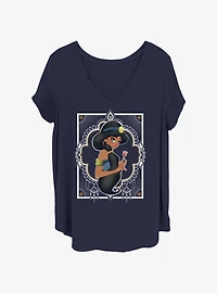 Disney Aladdin Jasmine Frame Girls T-Shirt Plus