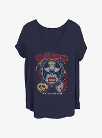 Disney Snow White and the Seven Dwarfs Evil Queen Girls T-Shirt Plus