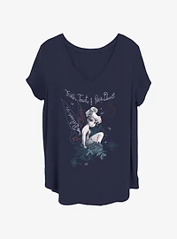 Disney Tinker Bell In Fairy Land Girls T-Shirt Plus Size