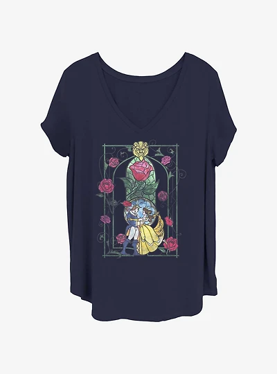Disney Beauty and the Beast Beauty Dance Girls T-Shirt Plus Size