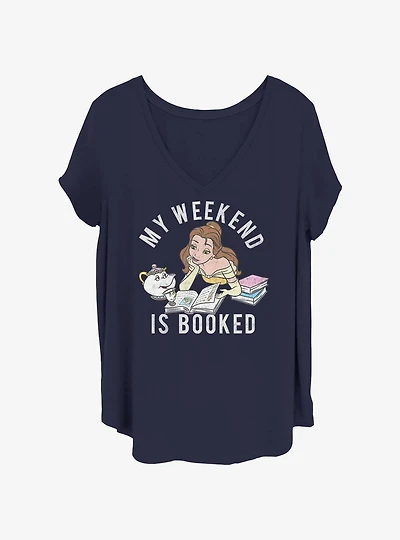 Disney Beauty and the Beast Weekend Booked Girls T-Shirt Plus Size
