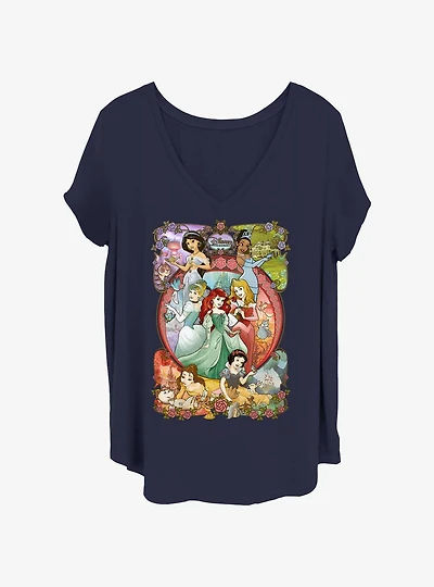 Disney Princesses Princess Power Girls T-Shirt Plus Size