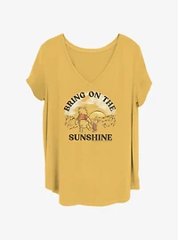 Disney Winnie The Pooh Bring On The Sunshine Girls T-Shirt Plus Size