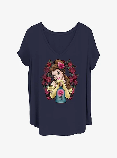 Disney Beauty and the Beast Rose Belle Girls T-Shirt Plus Size