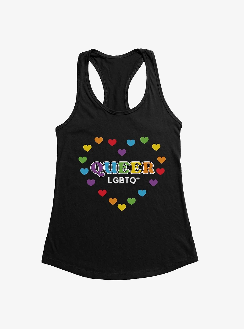 Pride Queer Hearts Womens Tank Top