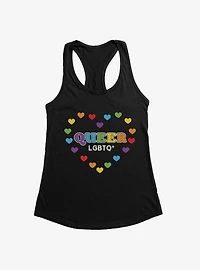 Pride Queer Hearts Womens Tank Top