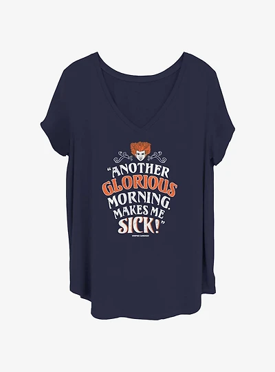Disney Hocus Pocus Another Glorious Morning Womens T-Shirt Plus