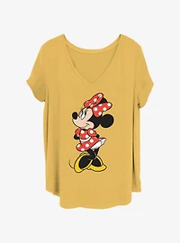 Disney Minnie Mouse Traditional Womens T-Shirt Plus