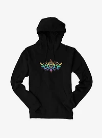 Pride Rainbow Flame Heart Hoodie