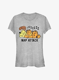 Garfield & Odie Nap Attack Girls T-Shirt